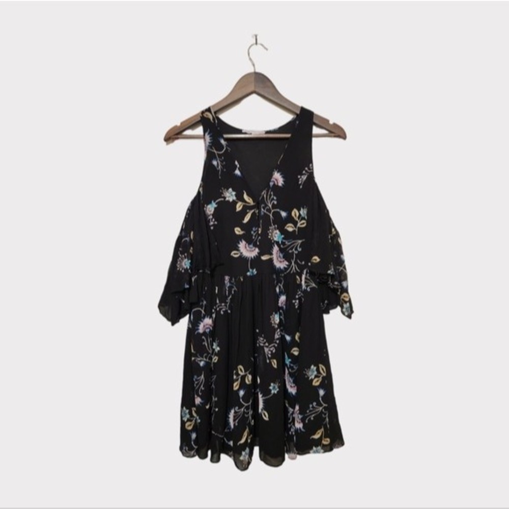 Rebecca Minkoff Robbie Cold Shoulder Dress XXS